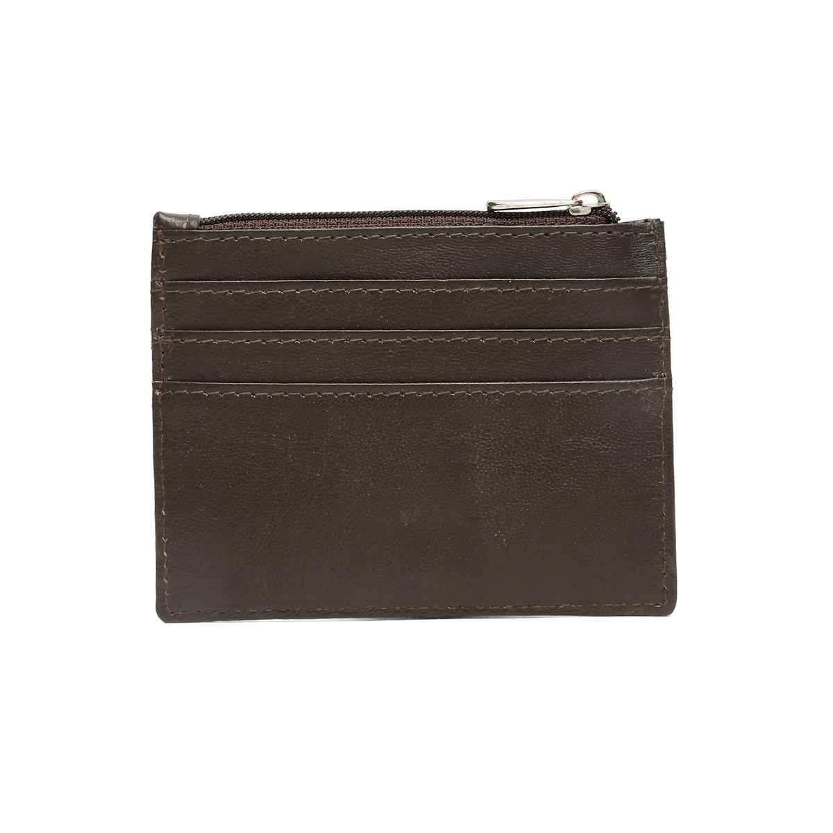 Teakwood Men's Solid Genuine Leather Wallet | Brown - One Size