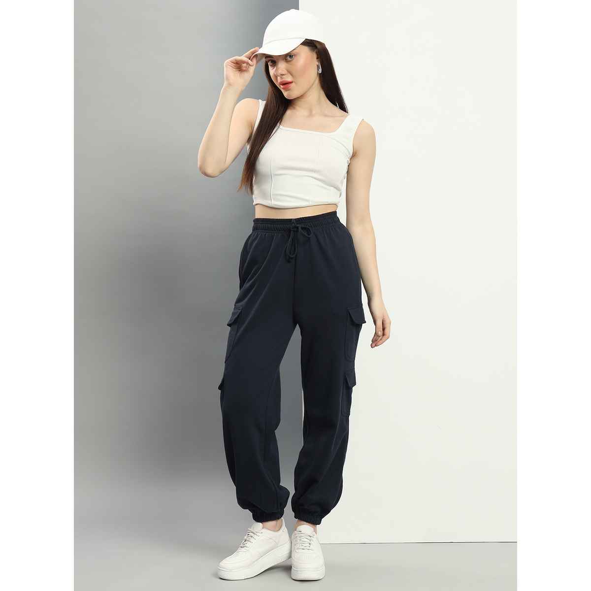 Q-rious Women's AdventureFlex Cargo Joggers | GLJ-CARGO | Navy - 28
