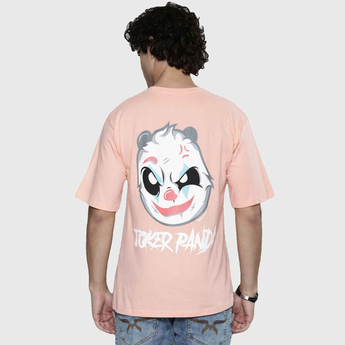 Smartees Men's Printed T-shirt | Peach - XL