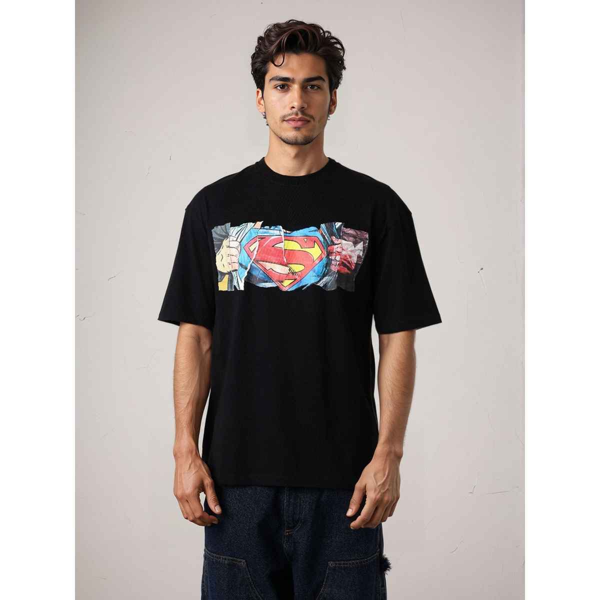 The Indian Garage Co Men's Character Casual T-Shirt | Black - M