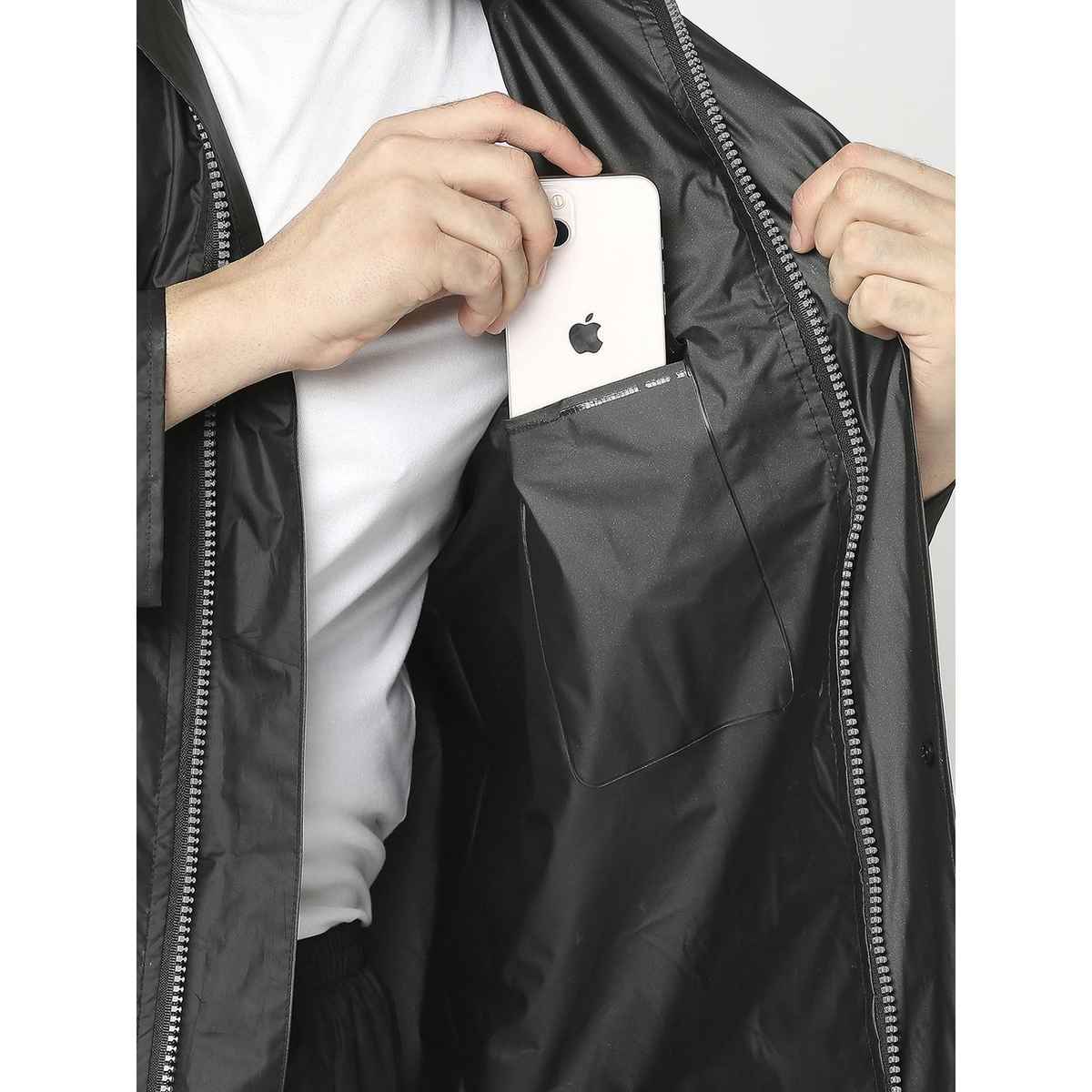 Citizen XL Reversible Black Panther Raincoat