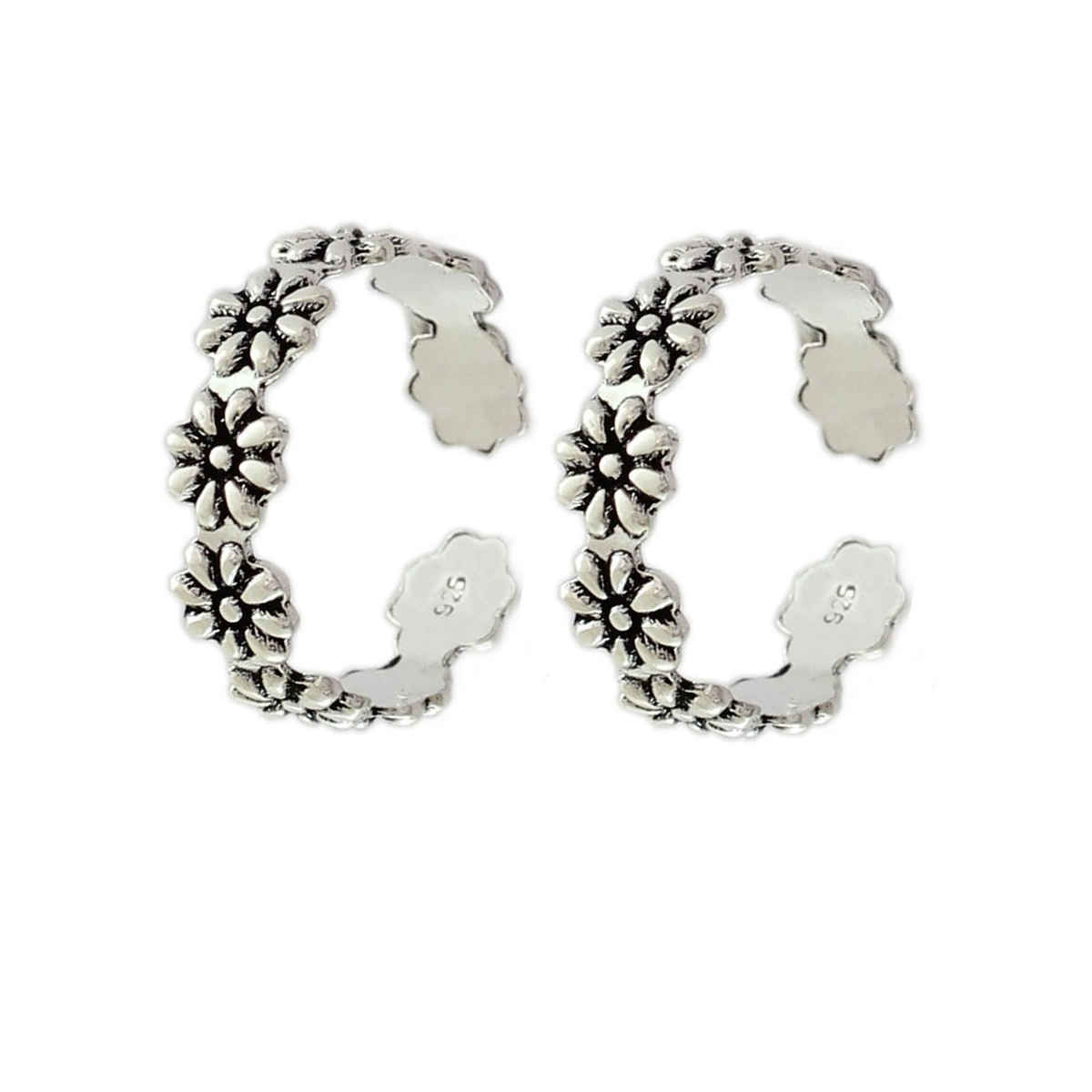 Youbella 925 Sterling Silver Toe Ring For Women(Ybtr - 02 - Fof)