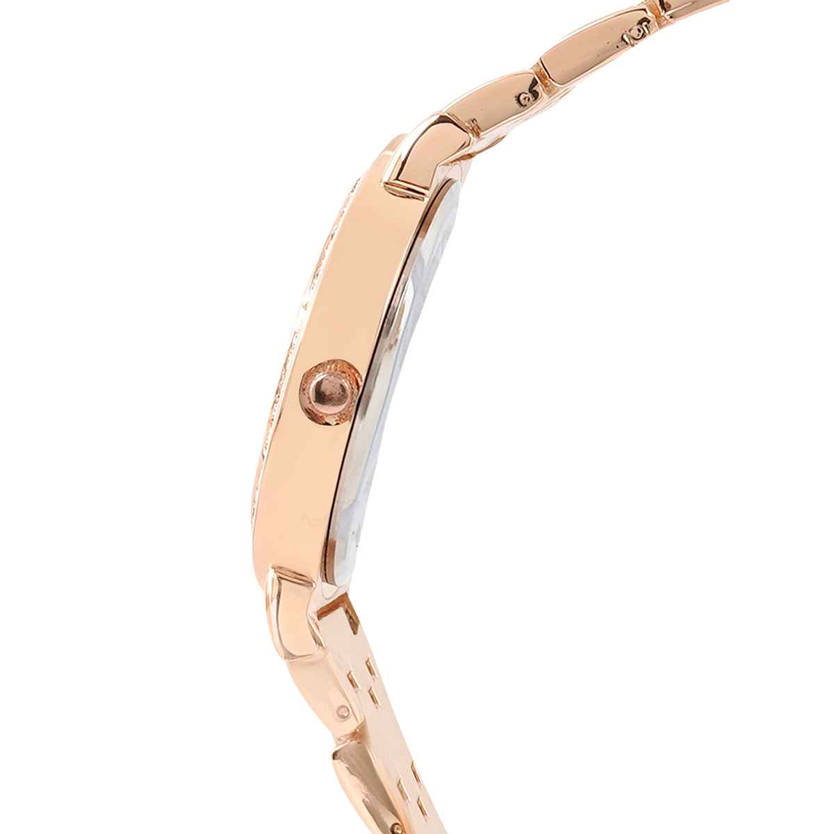 Joker & Witch Women's Alloy Chrono Watch | Rose Gold