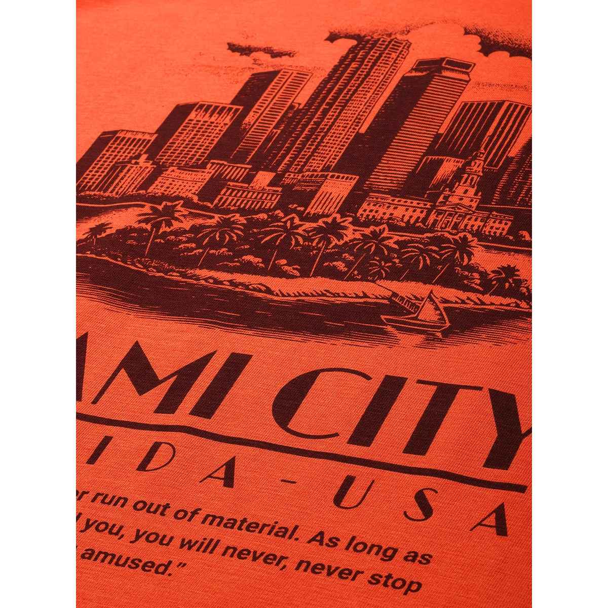 Dillinger Women's Short Sleeve Boxy Regular Printed T-shirt | WMNCR645ORG | Orange - S