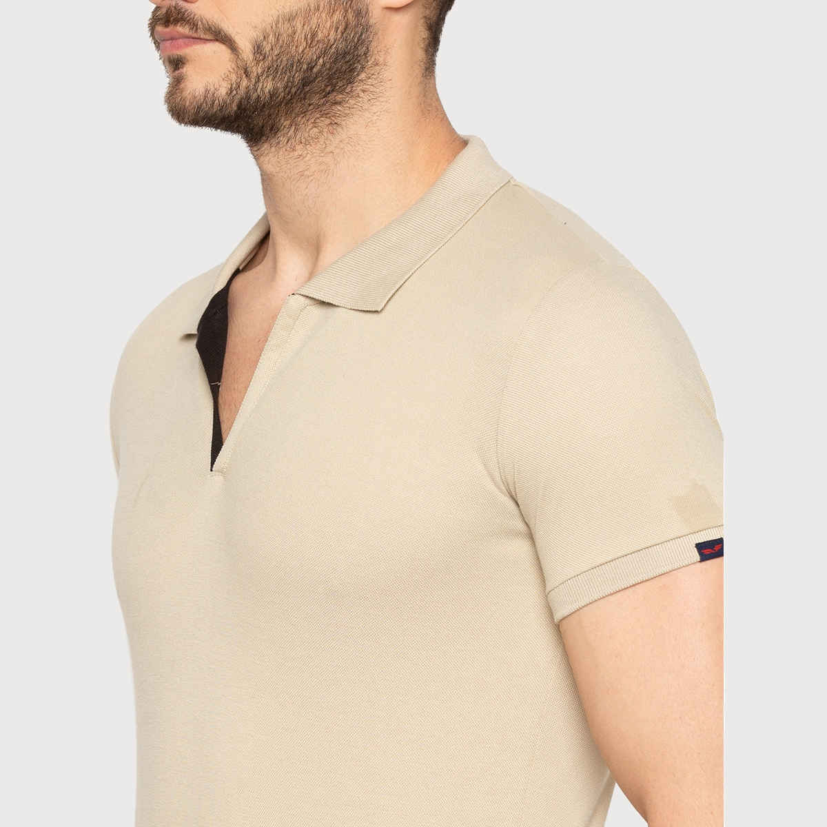 Status Quo Men Polo T-shirt - Cement | Slim Fit | XXL