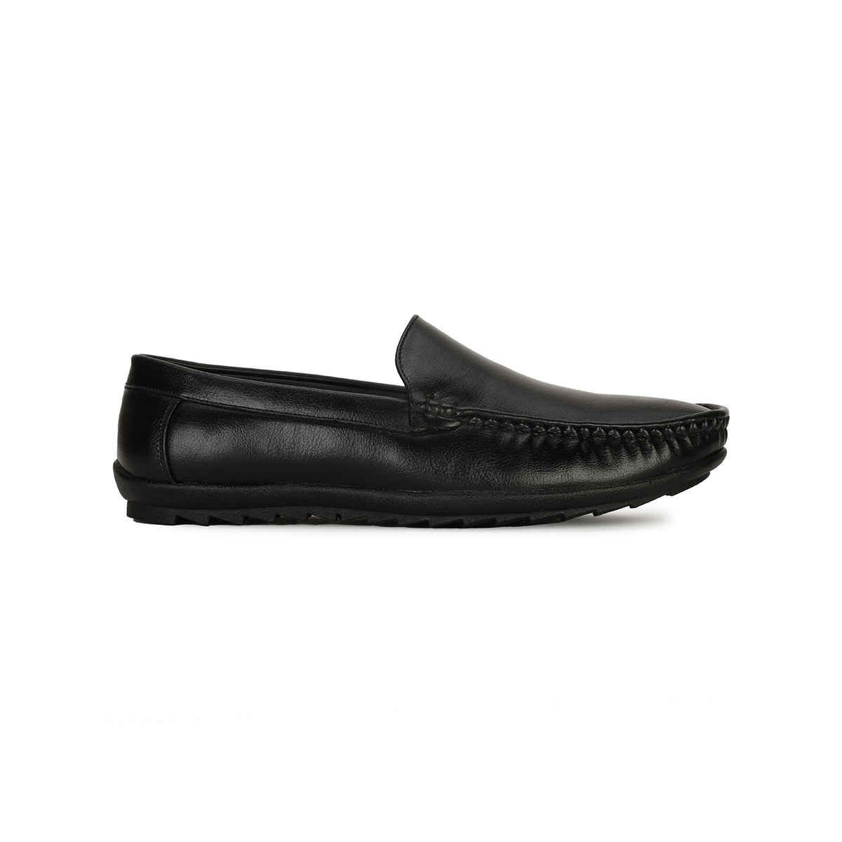 Bata Black Slip On Formal Flate Shoes For Men | 7 UK