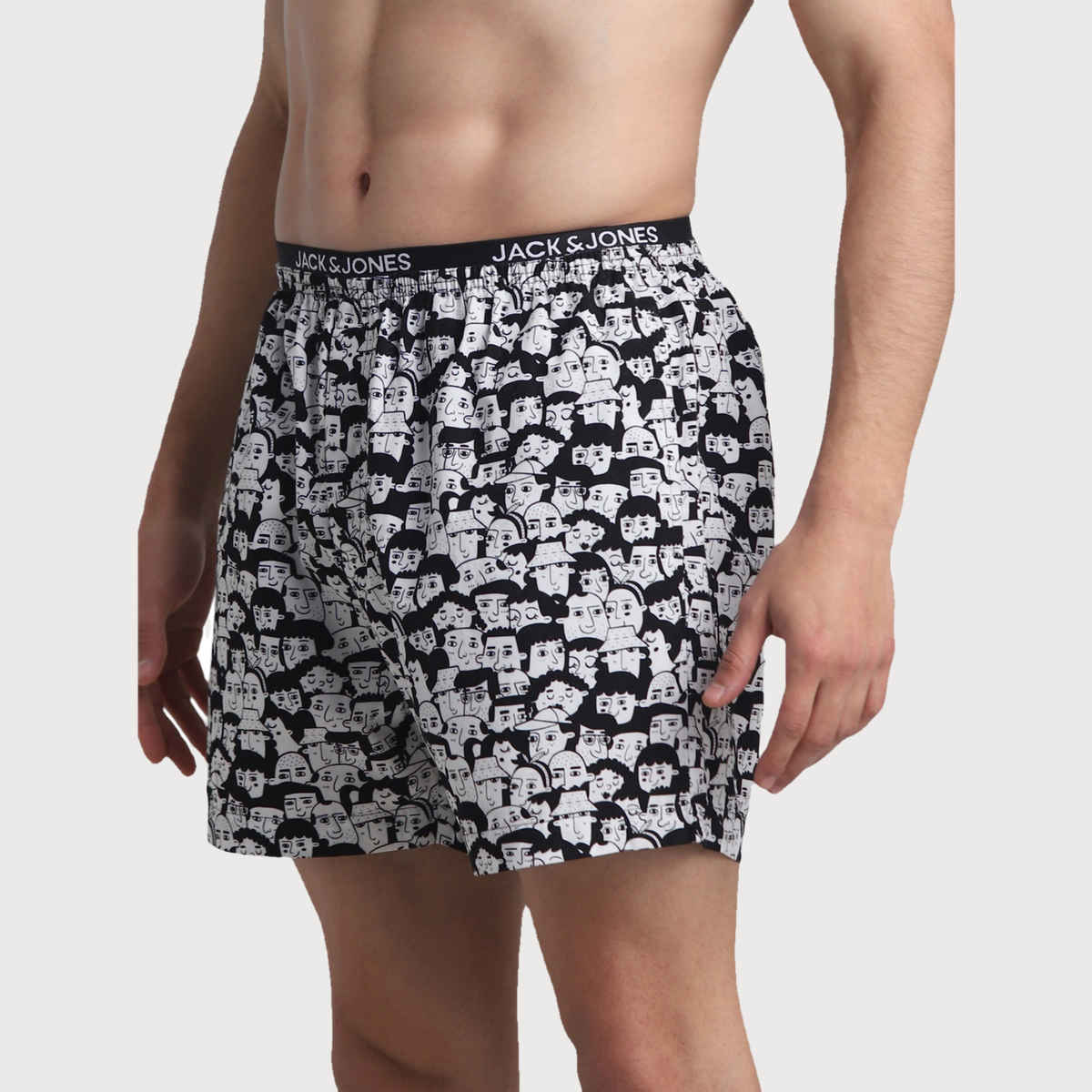 JACK & JONES Men's Hairstyle Boxer | Jet Black - L
