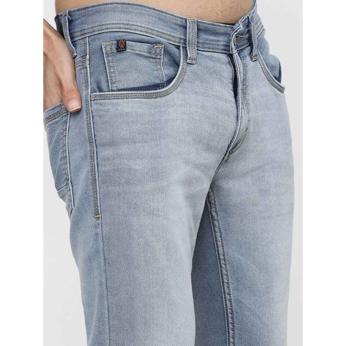 Locomotive Men's Slim Fit Full Length Jeans | Light Blue | 34