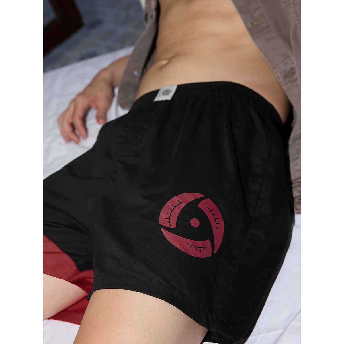 The Souled Store Men s Naruto - Itachi Boxer Shorts | Black | L | 247305