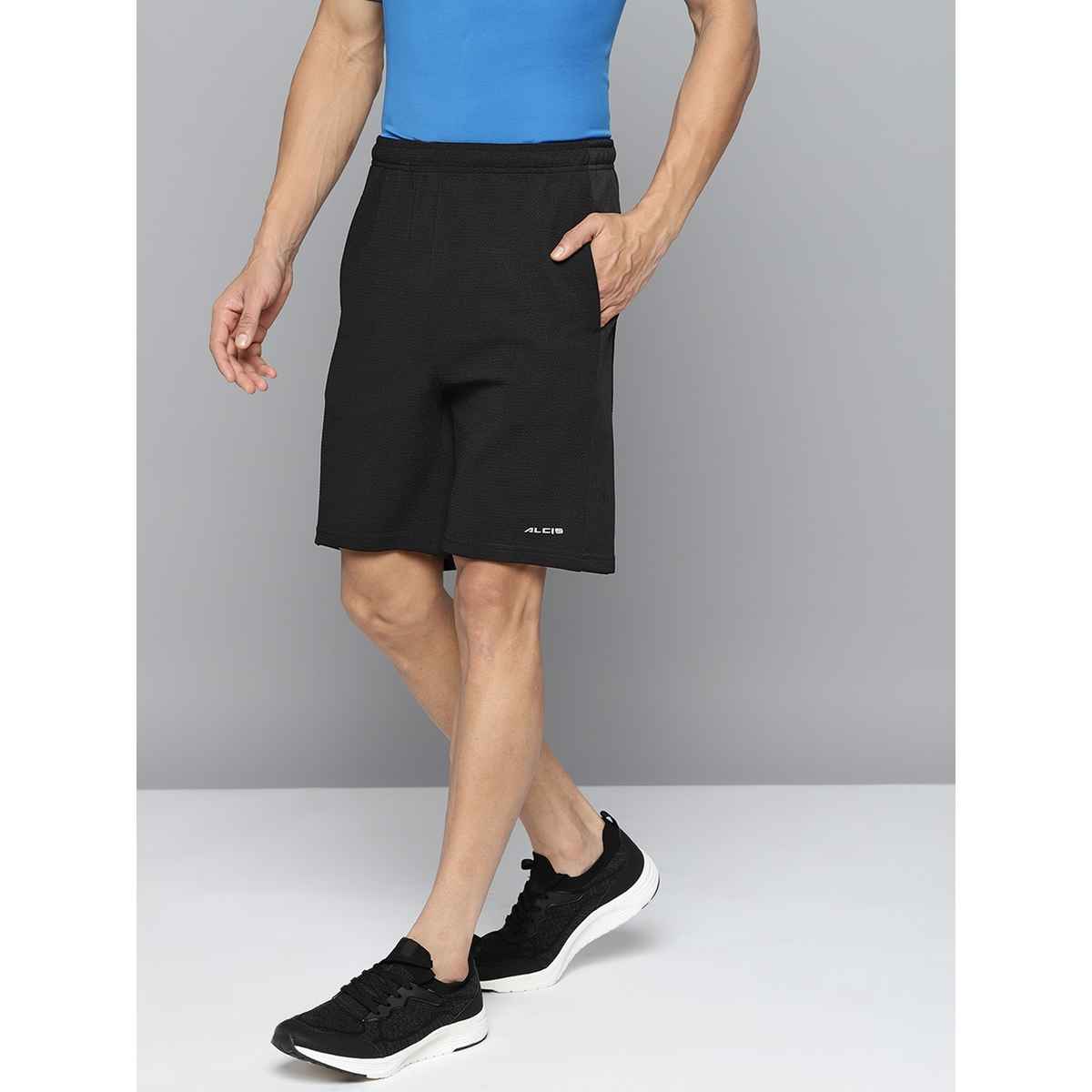 Alcis Men's Waffle Shorts | Black | S