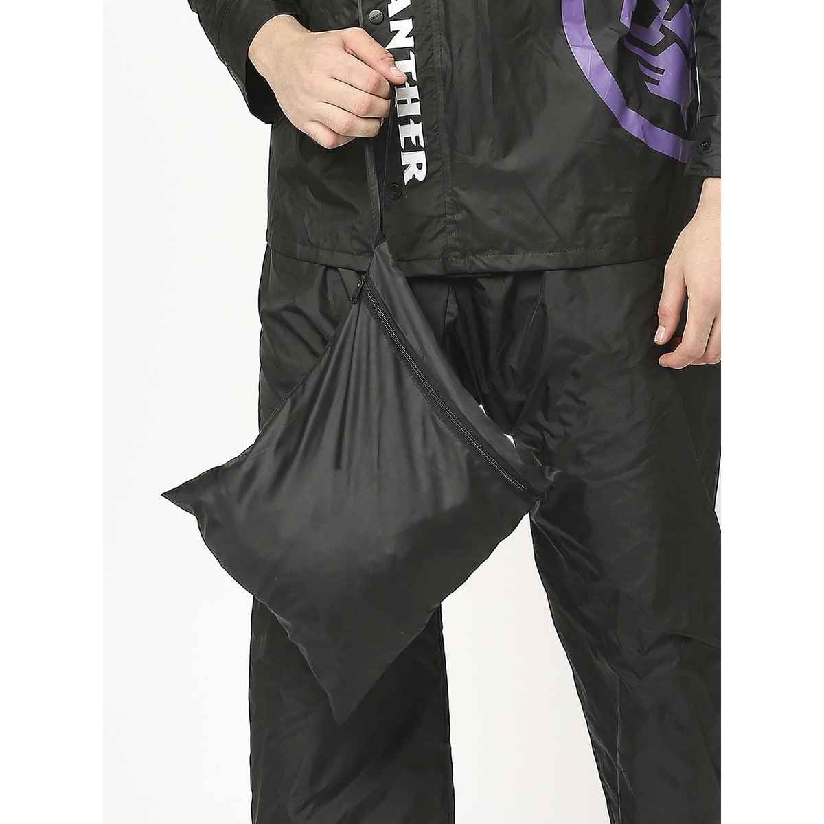 Citizen XL Reversible Black Panther Raincoat