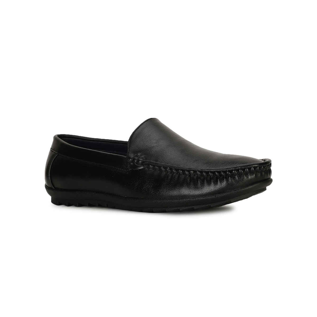Bata Black Slip On Formal Flate Shoes For Men | 8 UK