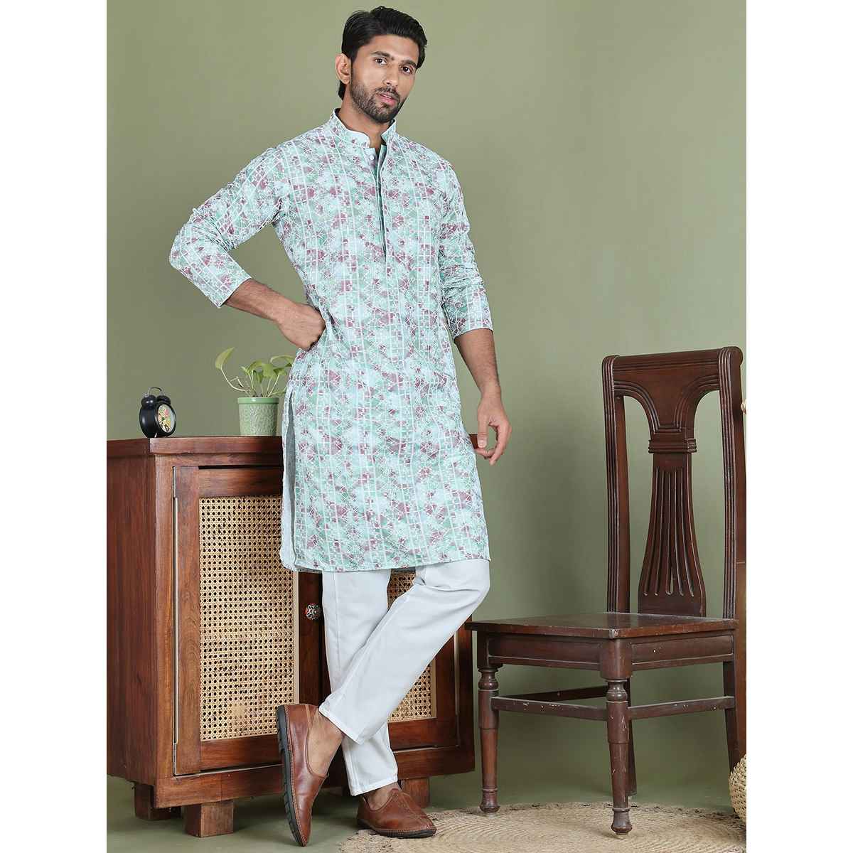 Jompers Men s Cotton Solid Pyjama ANKPJ 006 - White | 38