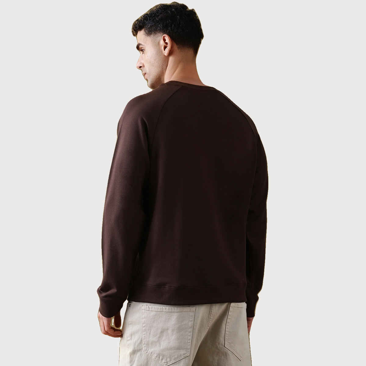 Dillinger Men's T-shirt Raglan Sleeve Oversized Pure Cotton | Brown - L