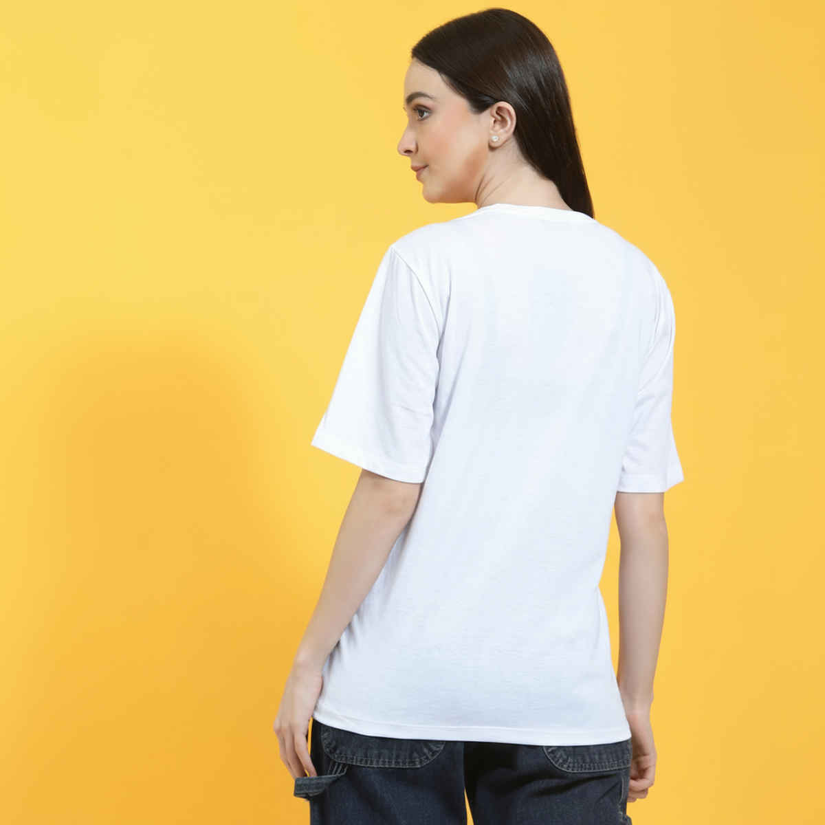 Rigo Women Oversized T-shirt | White - S