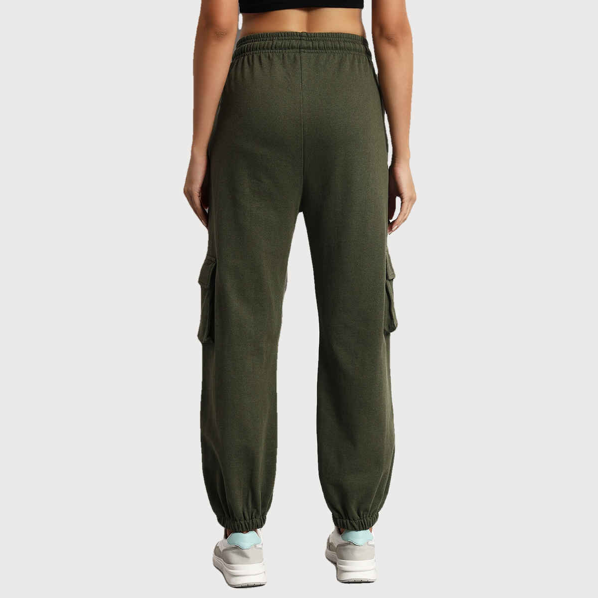 Q-rious Women's SkyTrek Cargo Joggers | LYM-CARGO | Olive - 28