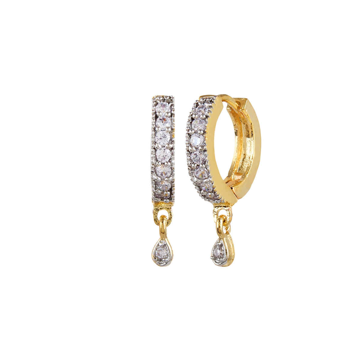 Youbella Jewellery Combo Of 6 American Diamond Earrings For Girls And Women(Ybecb - 12)