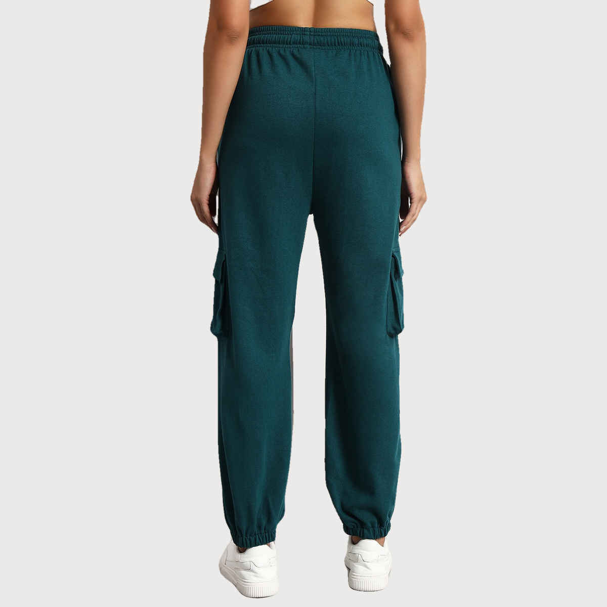 Q-rious Women's SkyTrek Cargo Joggers | LYM-CARGO | Teal - 32