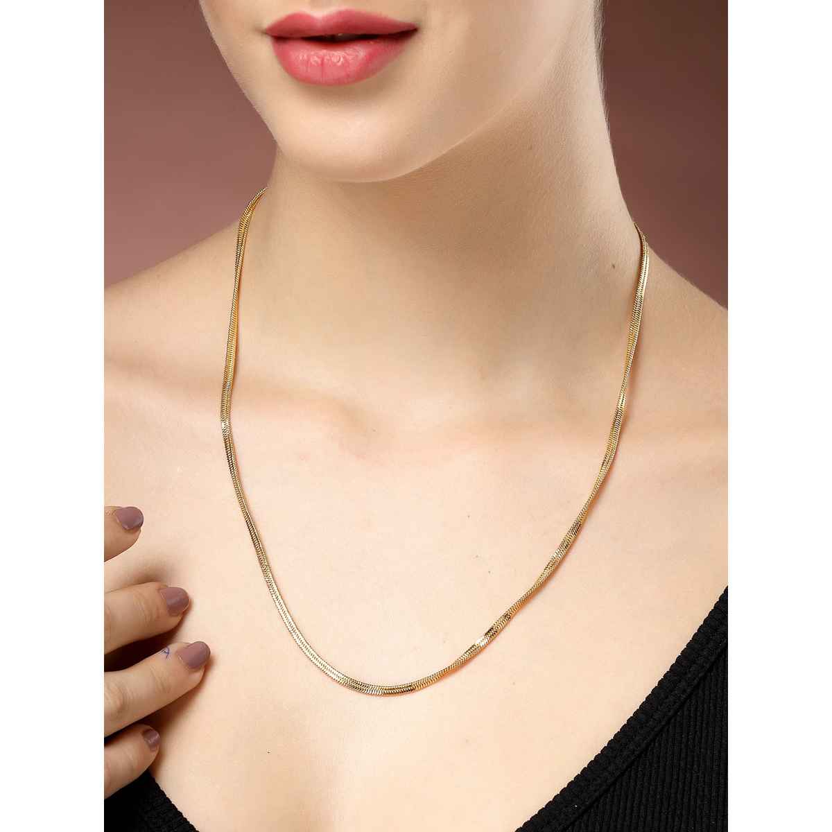 NVR Women's Gold - Plated Minimal Chain | NVR2708
