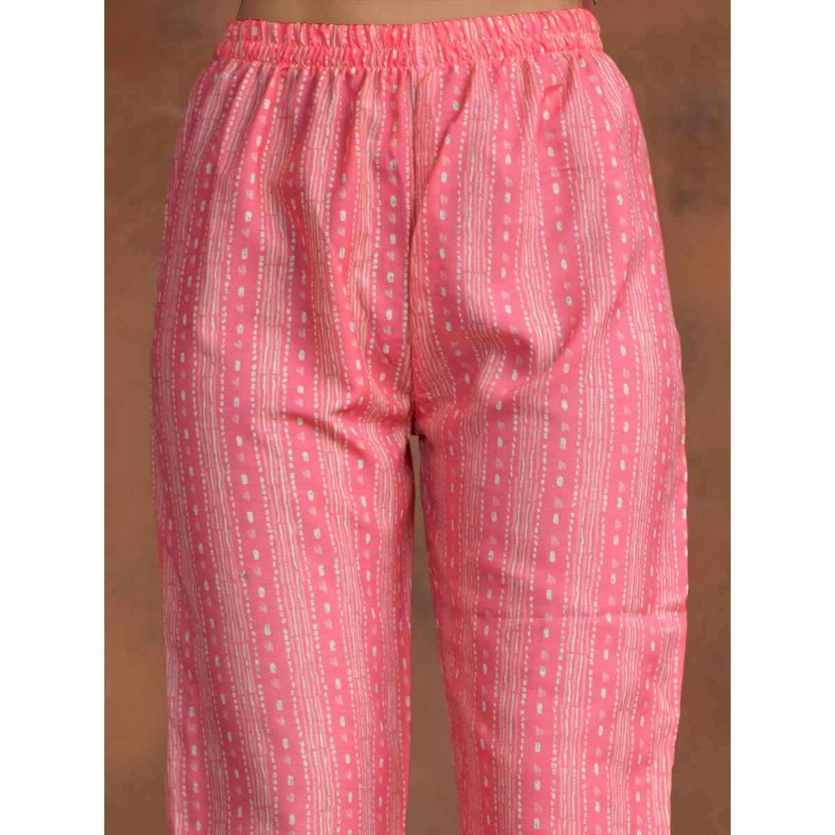 Ishin Women's Kurta Set with Dupatta | Pink - XL