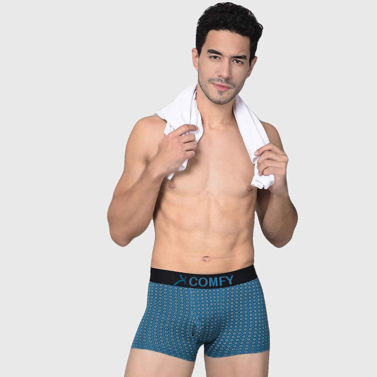 Amul Comfy Men's Printed Trunk | Multicolor - 100