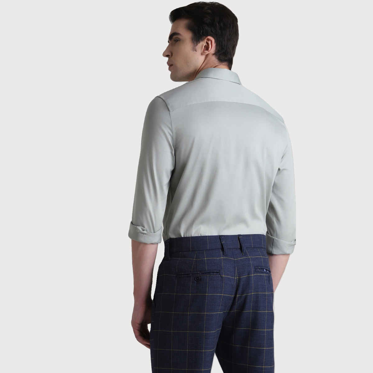 Jack & Jones Men's Slim Fit Shirt | Grey - XL