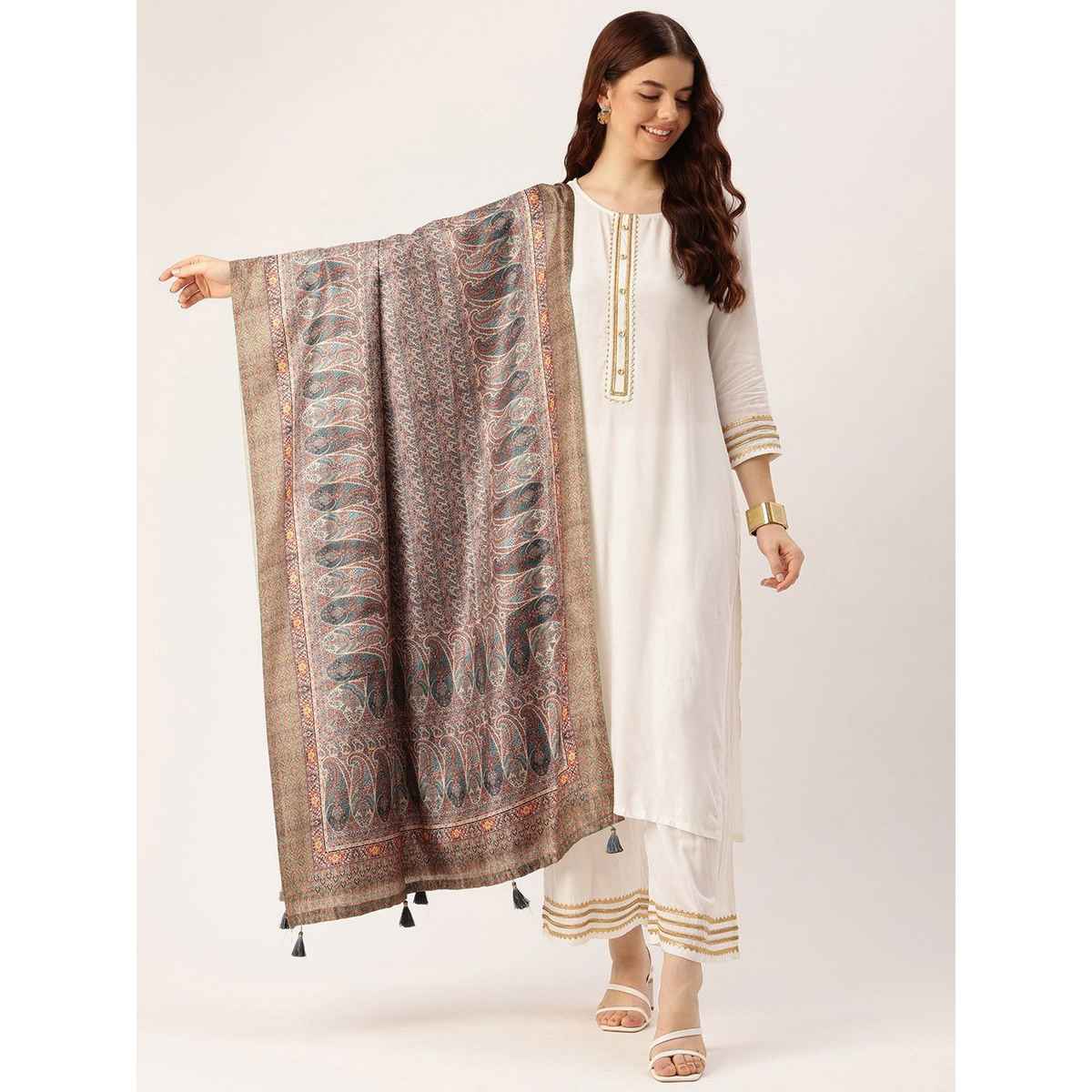 Ishin Multi Color Cotton Dupatta | 1039