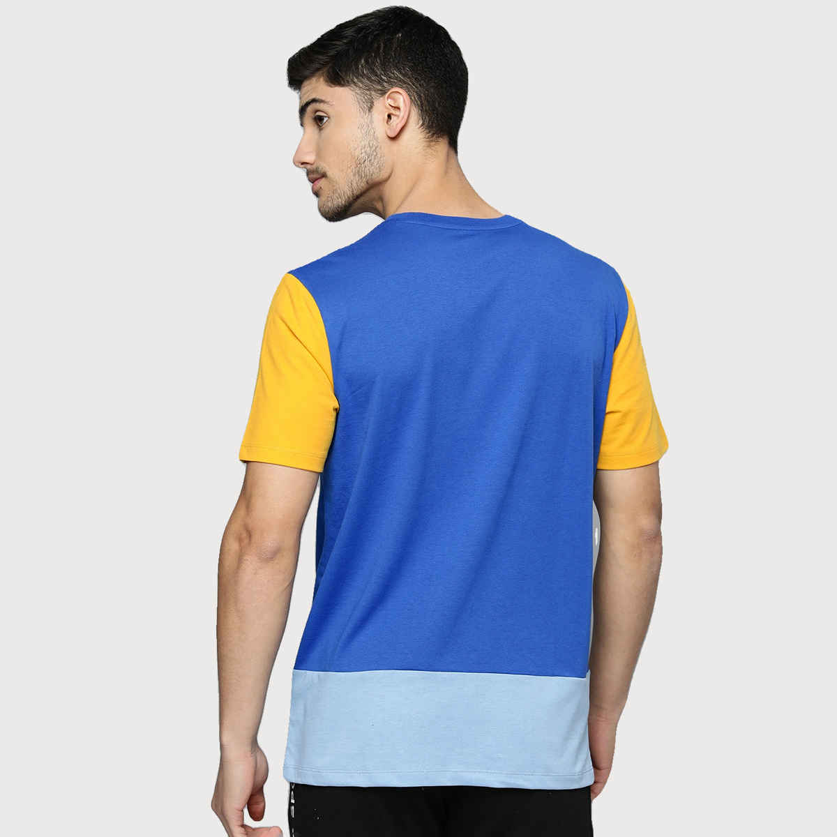 Alcis Men's Round Neck T-shirt | Blue - S