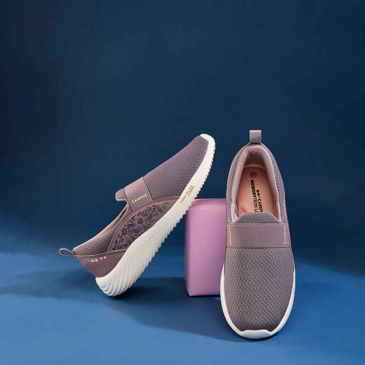 Campus Women's CAMP ELOY Walking Shoes | Mauve - UK 6