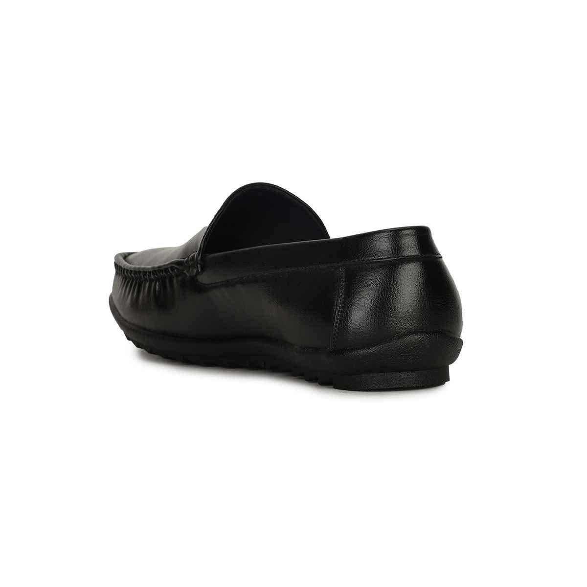 Bata Black Slip On Formal Flate Shoes For Men | 9 UK