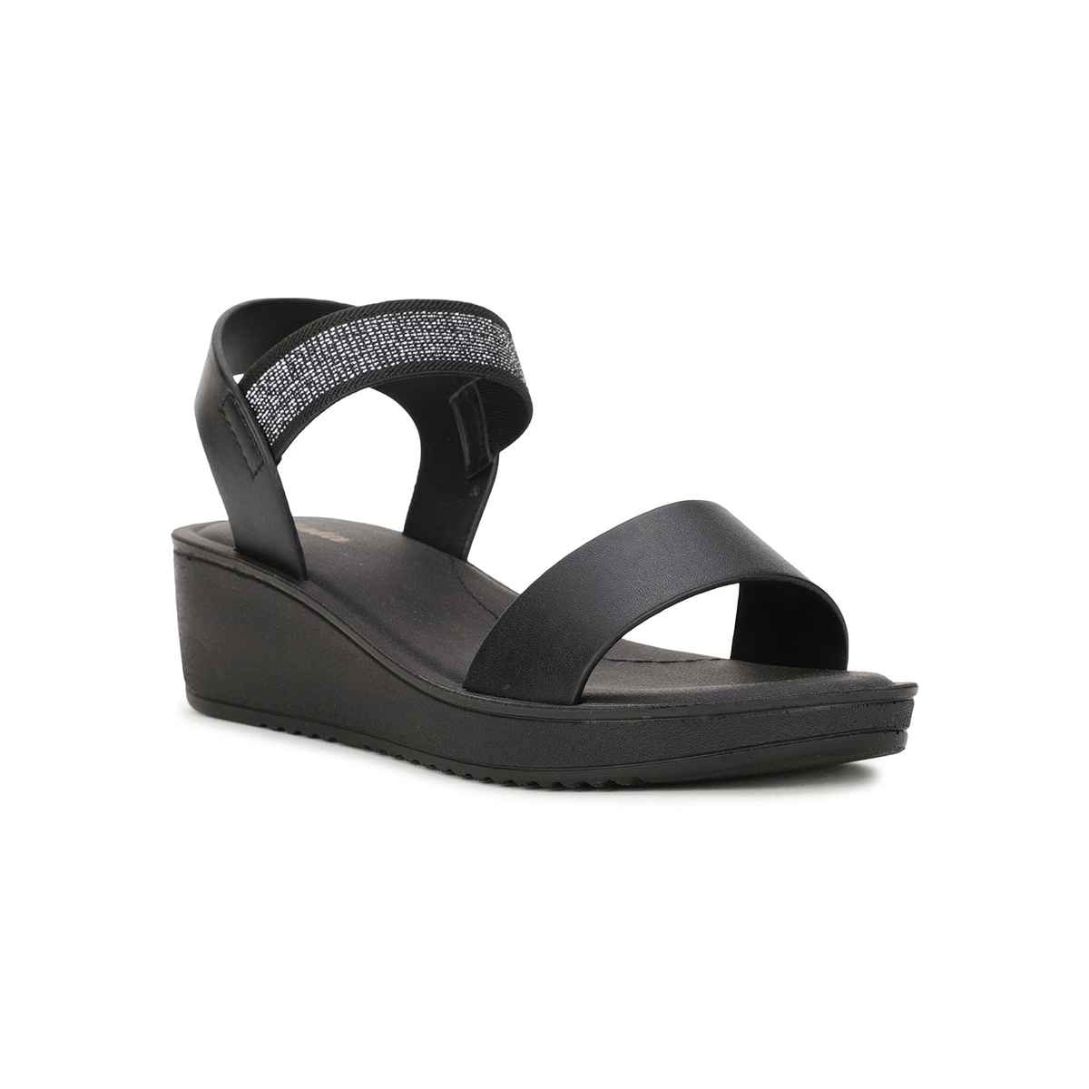 Bata Black Heels For Women - 7