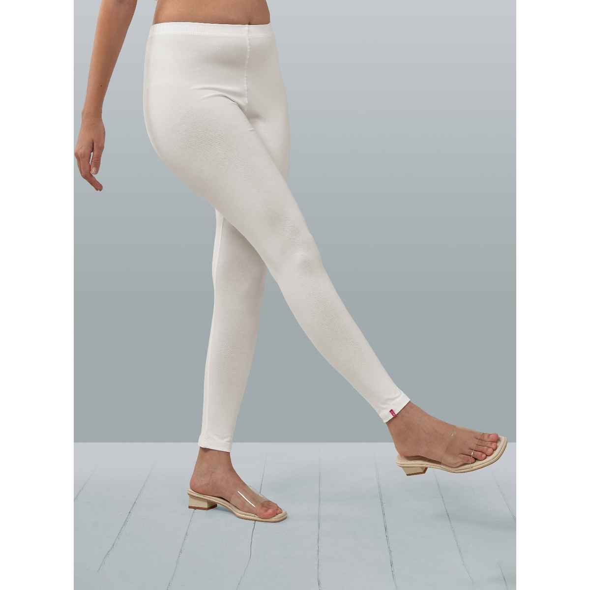 Lyra Women's Leggings Ankle Length | Dye Any Colour - Free Size