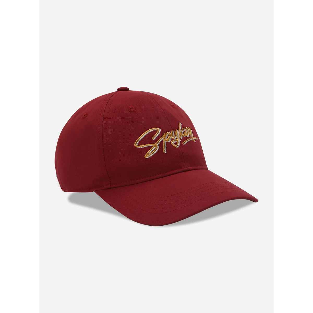 Spykar Maroon & Yellow Caps for Men's | MACAPAS010