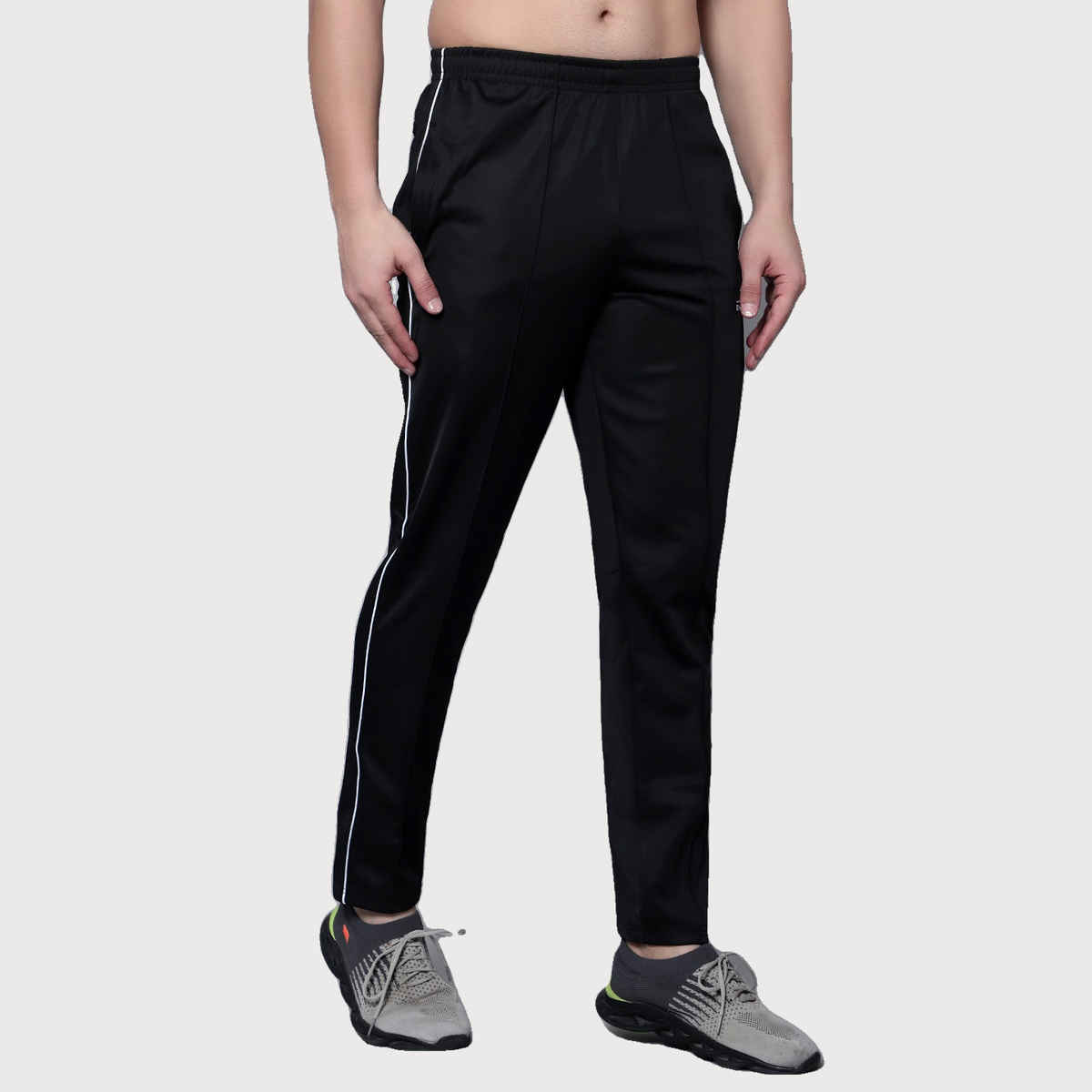 Shiv Naresh Men's Trackpant | 550 - Black-White | L