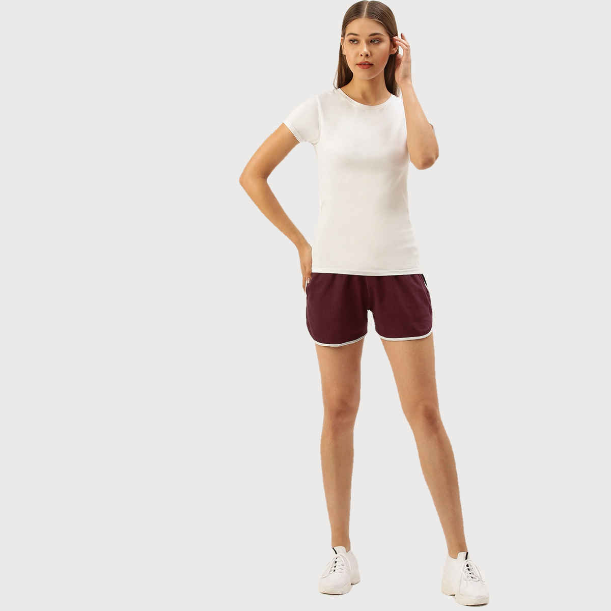 Arise Women's Shorts Aw201 Wine | XL