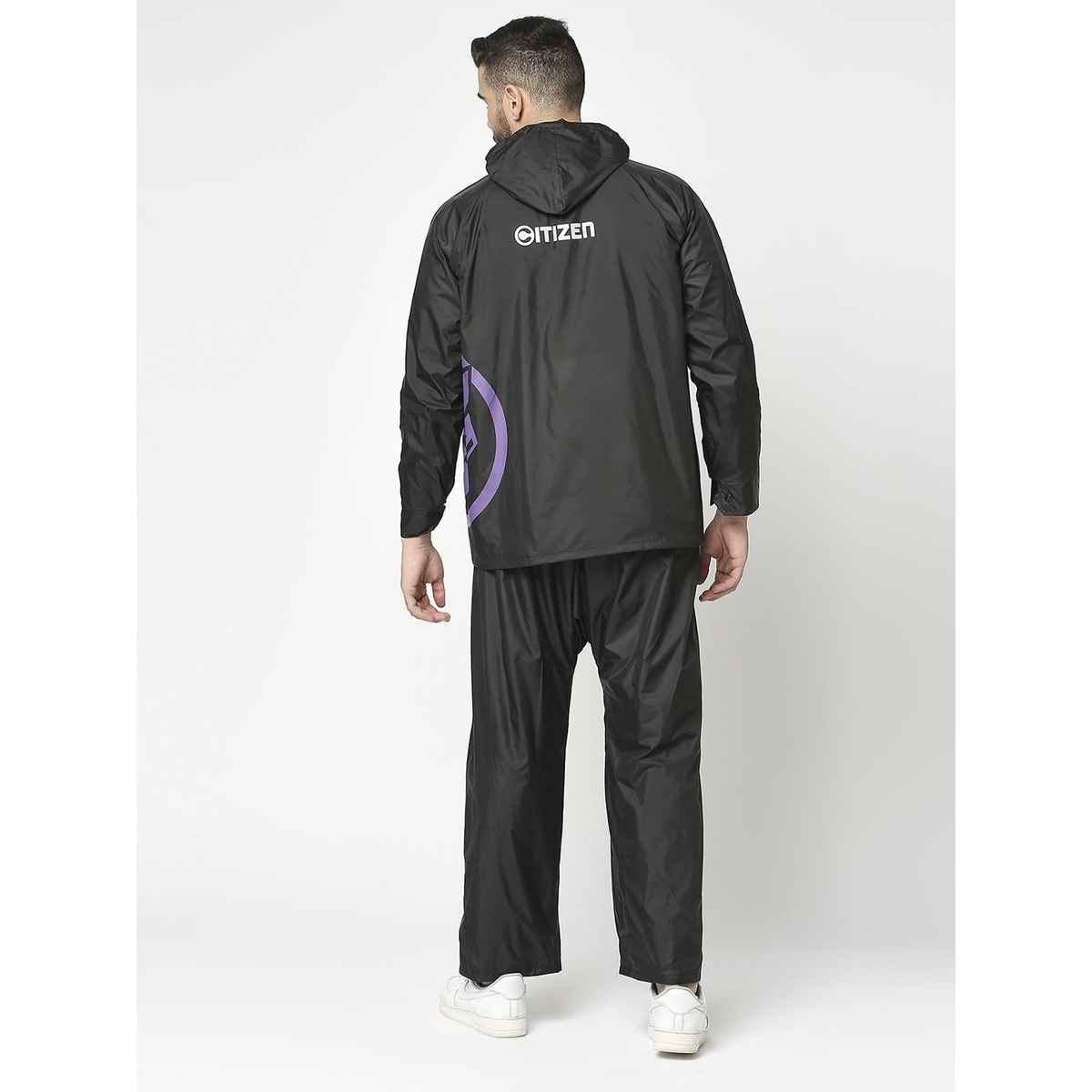 Citizen XL Reversible Black Panther Raincoat