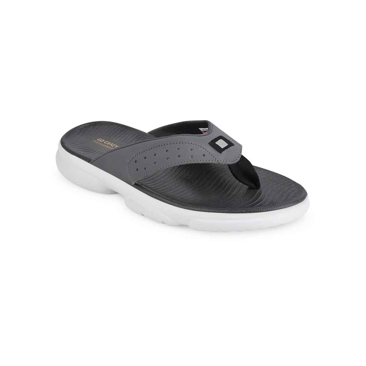 Campus Men's Flip Flops | SL-405A | Grey - UK 9