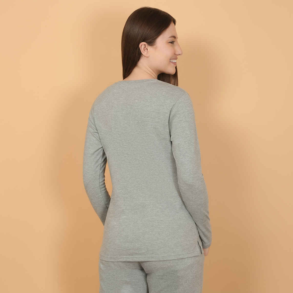 Sweet Dreams Women Solid T-shirt | Grey Mel - XL