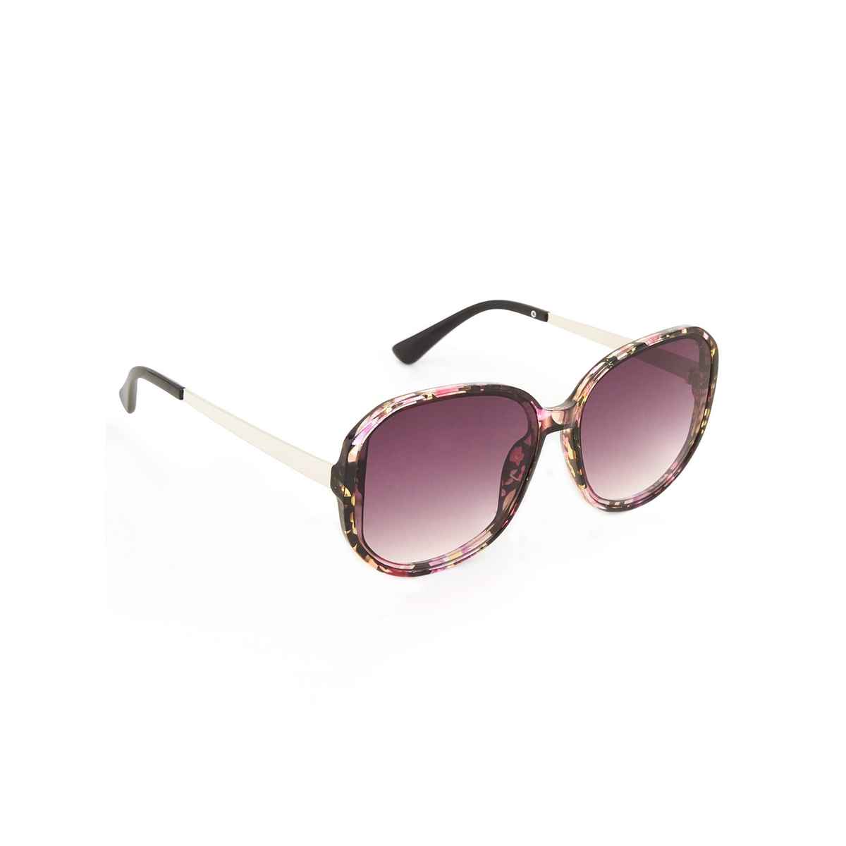 Accessorize London Women's Oversized Resin Frame Sunglasses - Purple