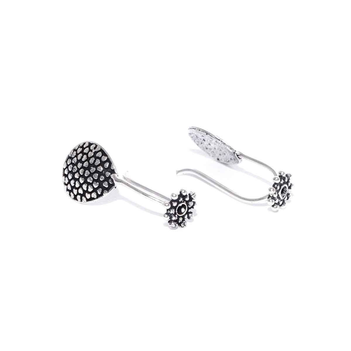 Priyaasi Oxidized Silver Earcuff