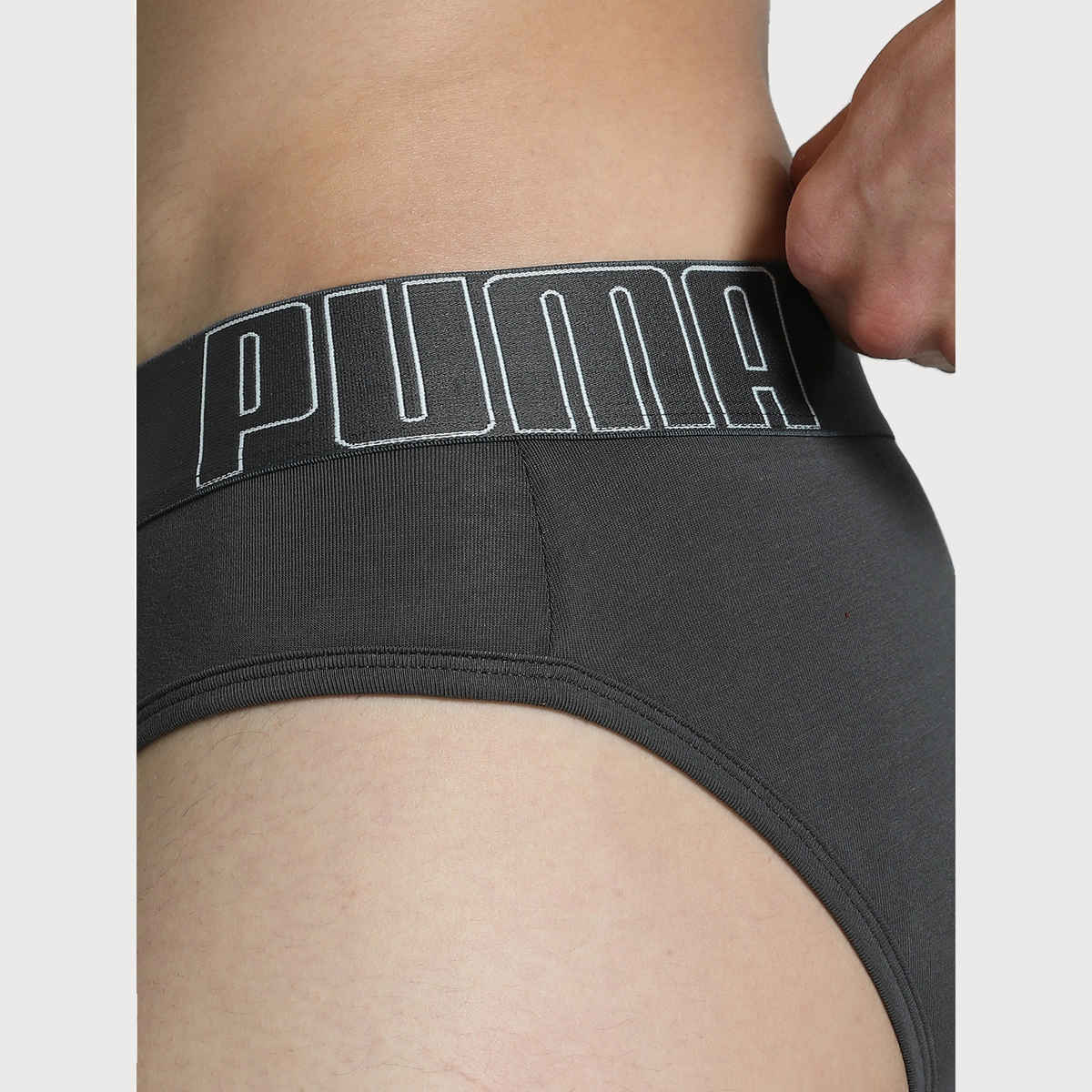 Puma Supima Men's Briefs | Asphalt | M
