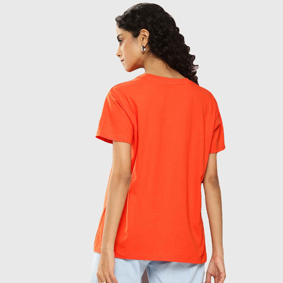 Dillinger Women's Short Sleeve Boxy Regular Printed T-shirt | WMNCR645ORG | Orange - S