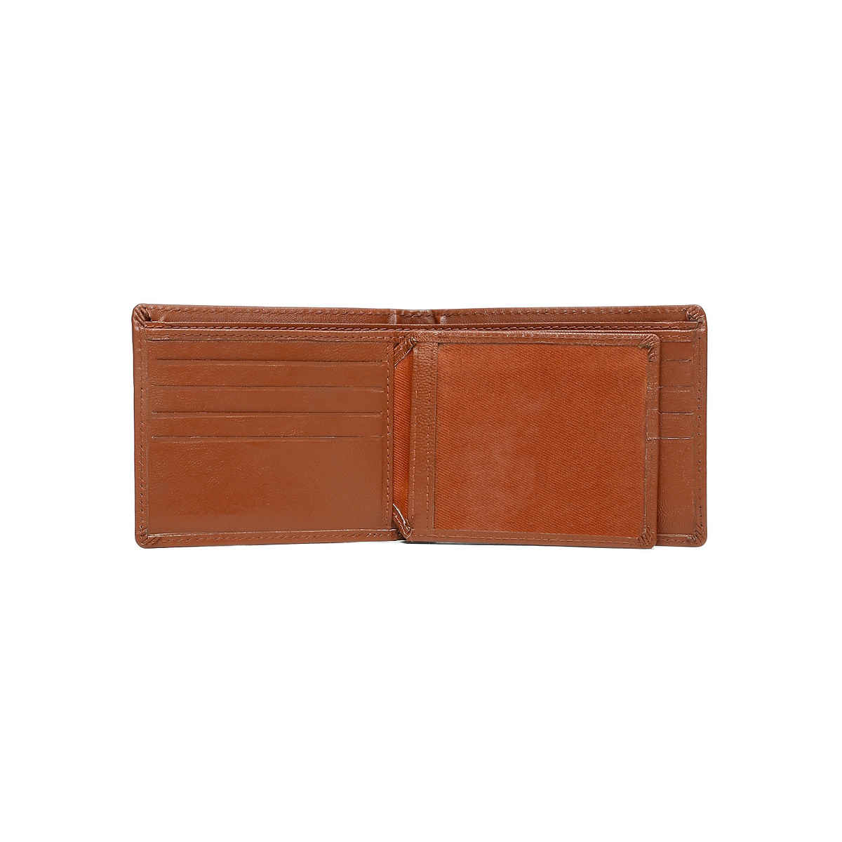 Teakwood Men's Solid Genuine Leather Men's Wallet | Tan - One Size