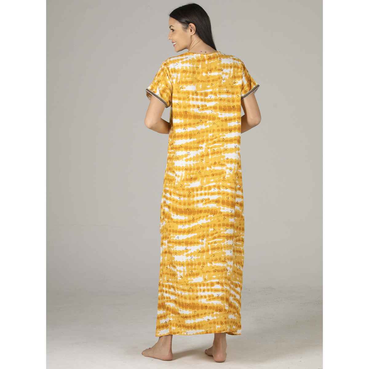 Evolove Women's Nighty Mustard LNGRY3039MD-L