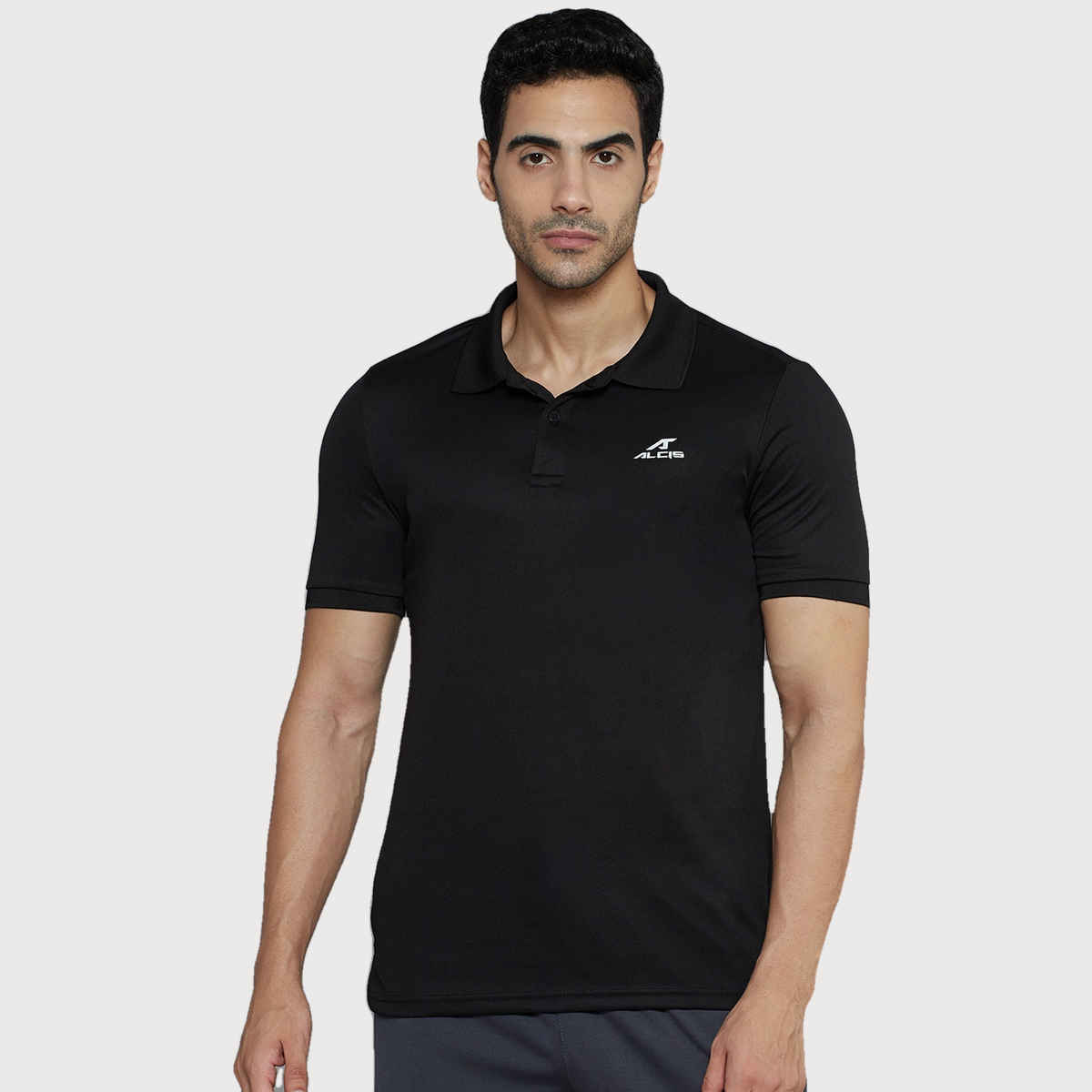 Alcis Men's Wonder Polo | Black | XXL