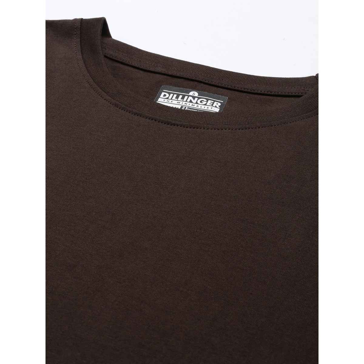 Dillinger Women's T-shirt | DLWOP001CHO | Chocolate Brown - XS