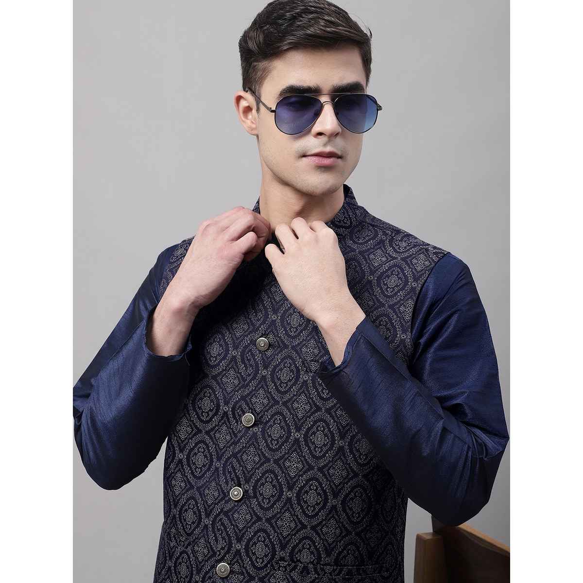 Jompers Men's Waistcoat | Jowc 4072 | Silver - S