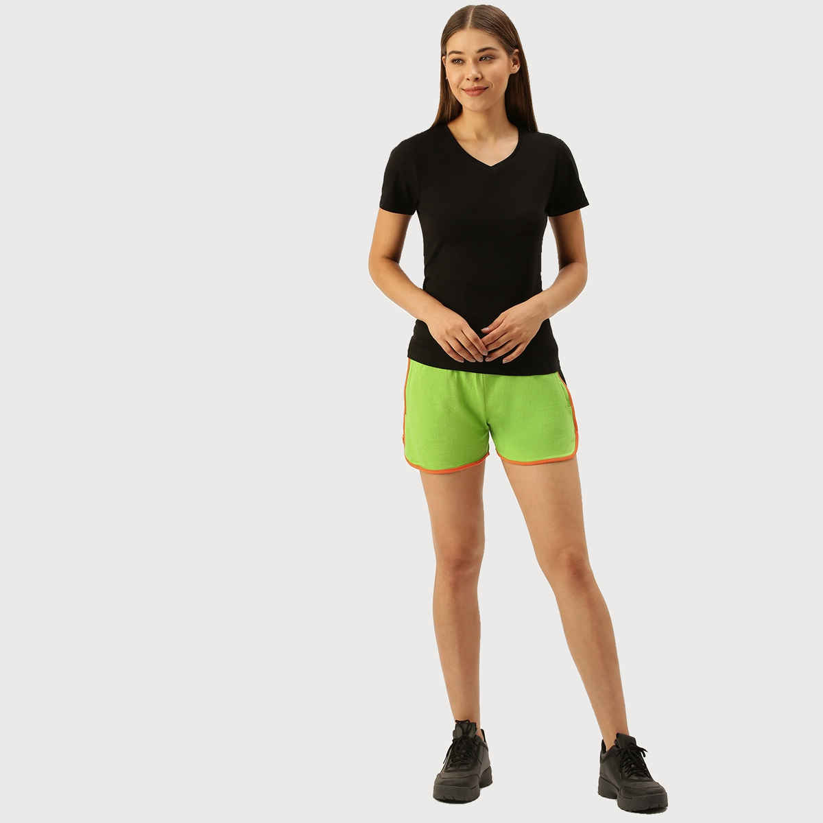 Arise Women's Shorts Aw201 Green | XL