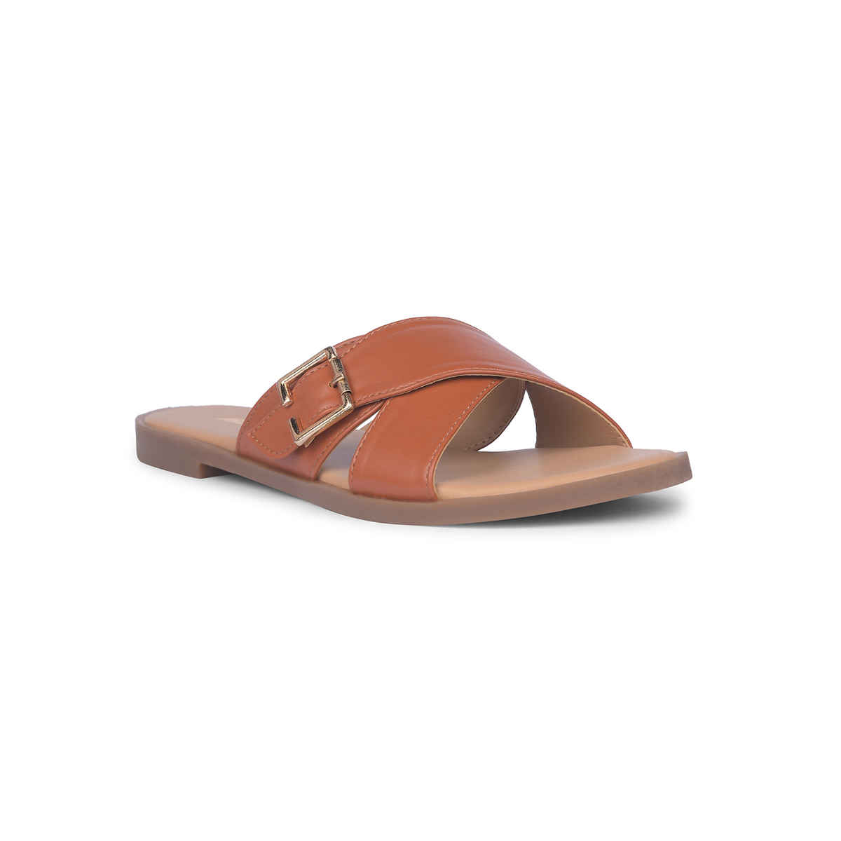 Bata Light Brown Sandal For Women | UK 7