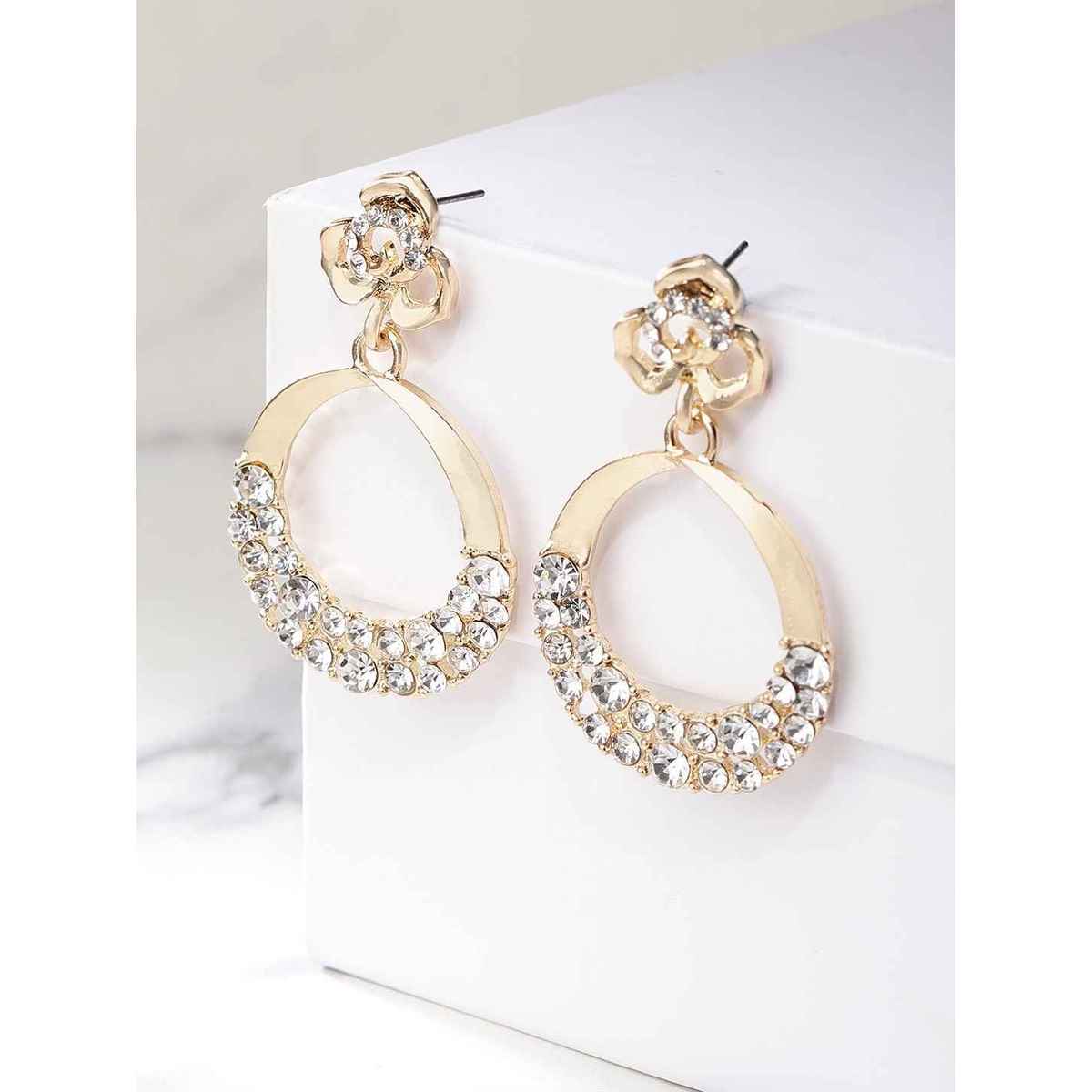 YouBella Jewellery Earrings for women Crystal Ear rings for Girls and Women (YBEAR - 32615)